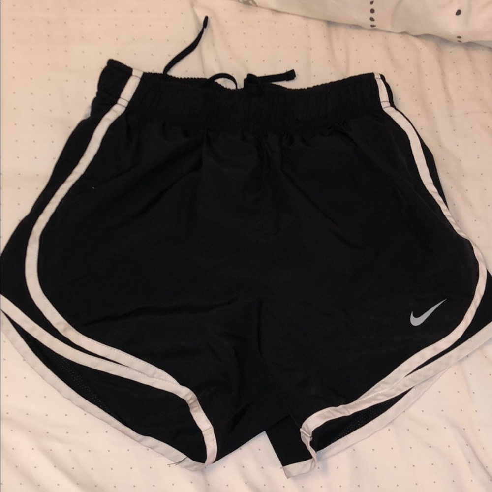 nike running/athletic shorts black xs